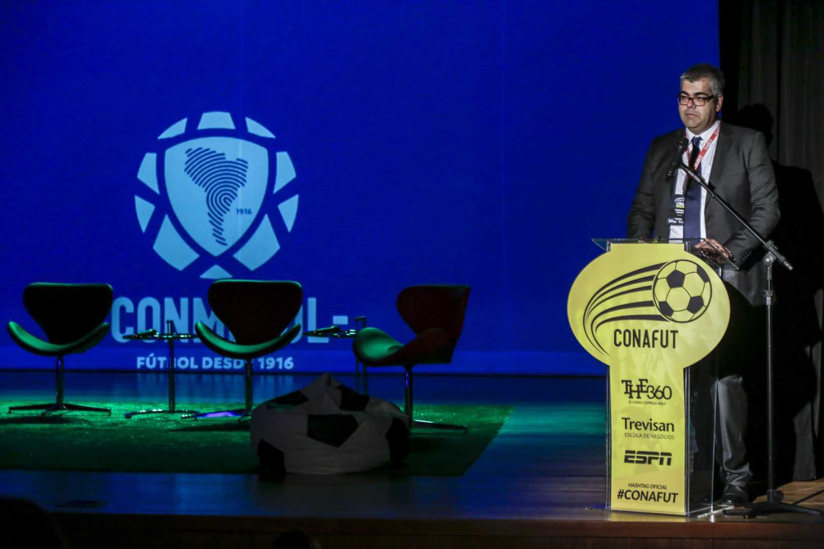Frederico Nantes (CONMEBOL) palestra sobre o novo modelo da Libertadores